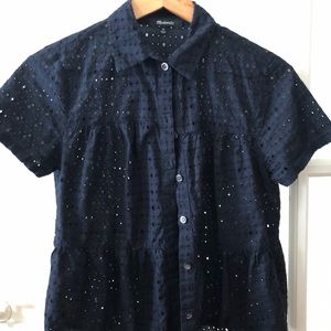 Eyelit madewell button down